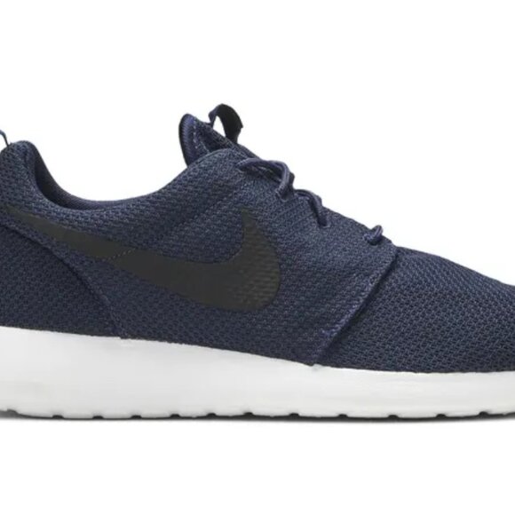 Nike Roshe Run Midnight Navy Men's Blue Athletic Shoes Size 11 - Picture 1 of 4